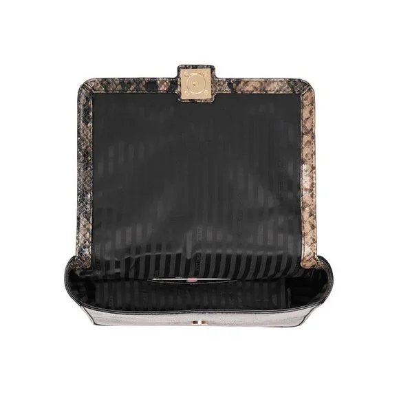 Victoria's Secret Medium Crossbody Bag Animal Print Gold Chains - Picture 3 of 5